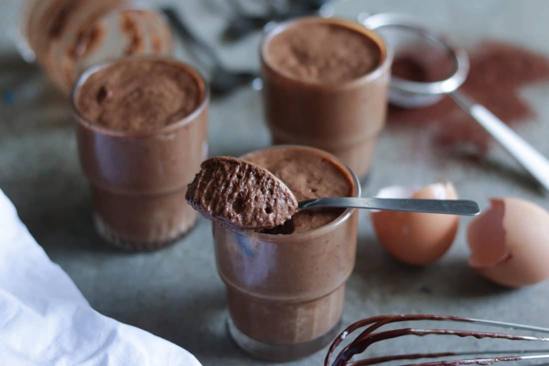 la mousse au chocolat de mamie