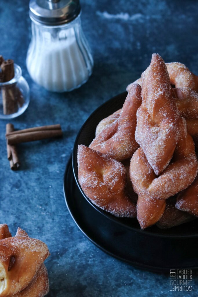 Gros plan sur les bugnes 